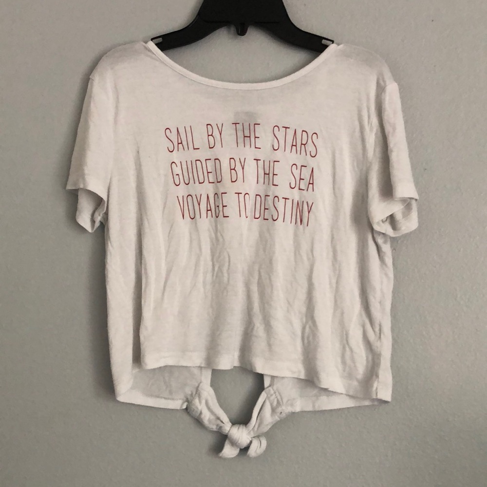 DISNEY WHITE CROP TOP